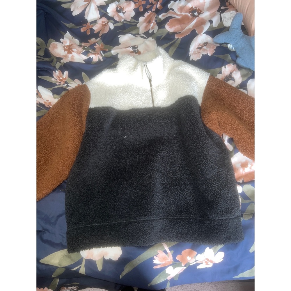 Oversized, color block, sherpa from Universal Threads